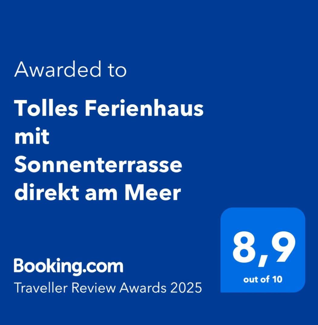 Tolles Ferienhaus Mit Sonnenterrasse Direkt Am Meer إيسلا كريستينا المظهر الخارجي الصورة